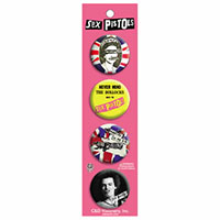 Sex Pistols- 4 Pin Set