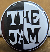 Jam- Black & White Logo pin (pin-C487)