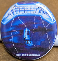 Metallica- Ride The Lightning pin (pin-C525)