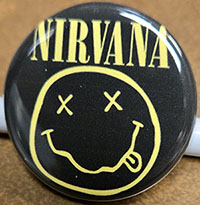Nirvana- Face pin (pin-C572)