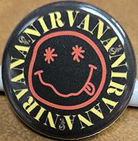 Nirvana- Face & Logos pin (pin-C573)
