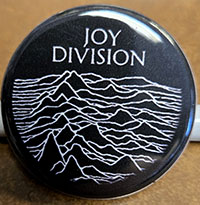 Joy Division- Unknown Pleasures Logo pin (pin-C629)