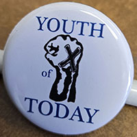Youth Of Today- Fist pin (pin-C635)