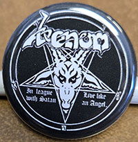 Venom- In League With Satan pin (pin-C650)