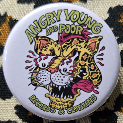 Angry Young And Poor- Leopard pin (pin-C651)