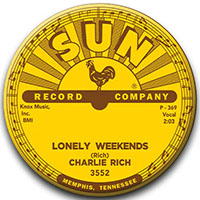 Sun Records- Charlie Rich 'Lonely Weekends' Pin (pinX565)