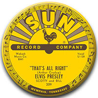 Sun Records- Elvis Presley 'That's All Right' Pin (pinX567)