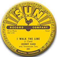 Sun Records- Johnny Cash 'I Walk The Line' Pin (pinX561)