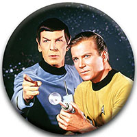 Star Trek-Spock & Kirk pin (pinX590)