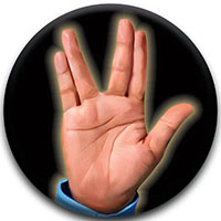 Star Trek-Spock Hand pin (pinX592)