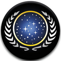 Star Trek- United Federation pin (pinX589)