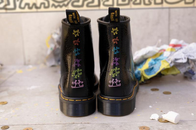 Keith Haring 8 Eye Boots by Dr. Martens 