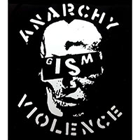 GISM- Anarchy Violence sticker (st1267)