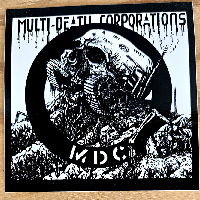 MDC- Multi Death Corporations sticker (st617)
