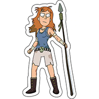 Rick & Morty- Survivalist Summer sticker (st42)