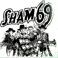 Sham 69- Hersham Boys sticker (st1234)