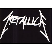 Metallica- Logo sticker (st967)
