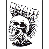 Exploited- Skull sticker (st1057)
