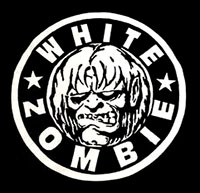White Zombie- Logo Round sticker (st1010)