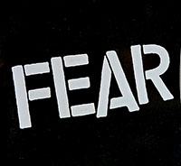 Fear- Logo sticker (st928)