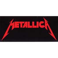 Metallica- Logo sticker (st1004)