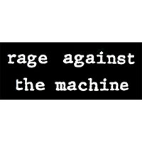 Rage Against The Machine- Logo sticker (st1087)