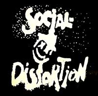Social Distortion- Face sticker (st957)