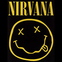 Nirvana- Logo & Face sticker (st930)