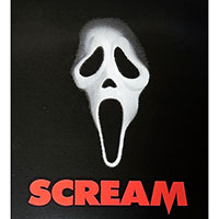 Scream- Logo and Mask sticker (st1283)