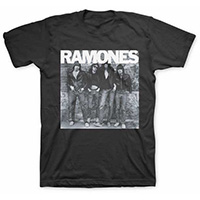 Ramones- First Album Cover on a black shirt