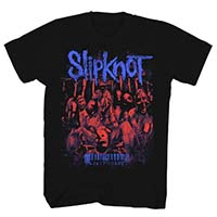 Slipknot- Welcome To 1999 on a black shirt