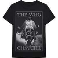 Who- Quadrophenia & Double Logo on a black shirt (Sale price!)