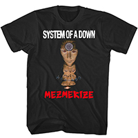 System Of A Down- Mezmerize  on a black shirt