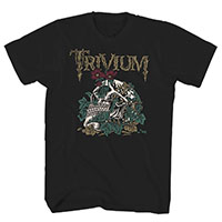 Trivium- Skull on a black shirt