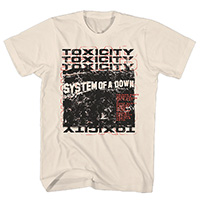 System Of A Down- Toxicity on a natural shirt
