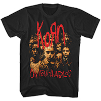 Korn- Untouchables on a black shirt