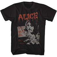 Alice Cooper- Madhouse Rock on a black shirt