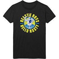 Beastie Boys- Hello Nasty (20 Years) on a black shirt