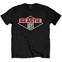 Beastie Boys- Red & White Logo on a black shirt
