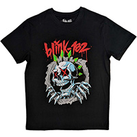 Blink 182- Arrow Skull on a black shirt