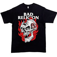 Bad Religion- Skull on a black shirt