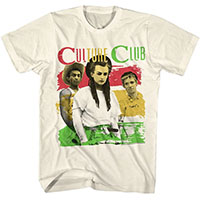 Culture Club- Band Pic on a natural shirt