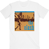 Clash- Black Market Clash on a white shirt