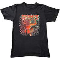 Cramps- Stay Sick! on a black shirt