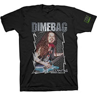 Dimebag Darrell- Live on a black shirt