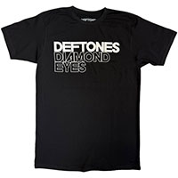 Deftones- Diamond Eyes on a black shirt