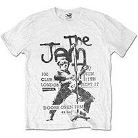 Jam- 100 Club Flyer on a white shirt