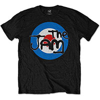 Jam- Mod Logo on a black shirt