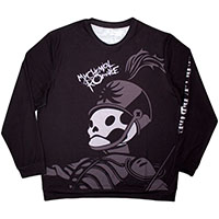 My Chemical Romance- Pepe on front, The Black Parade on sleeve on a black long sleeve shirt
