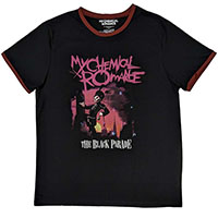 My Chemical Romance- The Black Parade on a black/red ringer shirt